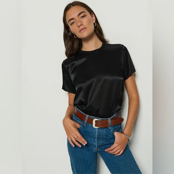 Nation LTD Marie Sateen Top - Picture 1 of 5